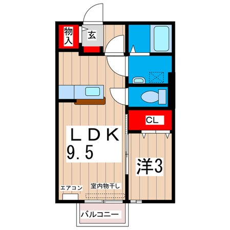 サリーレⅢの物件間取画像